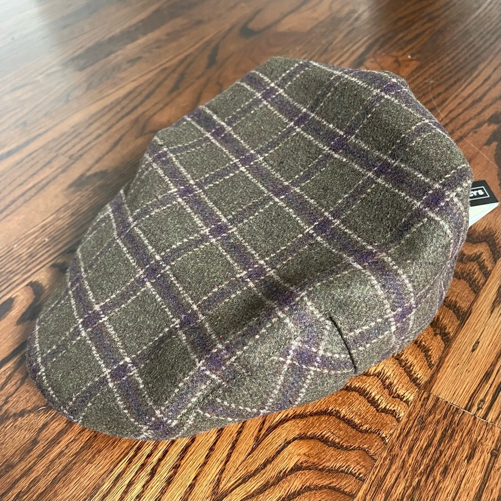 Stetson Men’s Newsboy Hat in Tartan